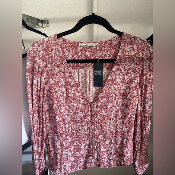 Floral Abercrombie Blouse - Picture 1 of 7